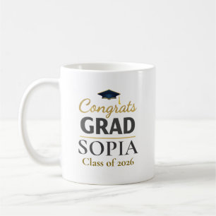Mug Diplômé 2026 Félicitations Personnalisées Diplômé