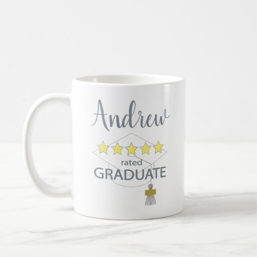 Mug Diplômé 5 étoiles (Gauche)