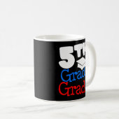 Mug Diplômé 5E Année Cinquième Année (Devant droit)