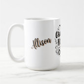 Mug Diplômé avec honneur et café (Gauche)