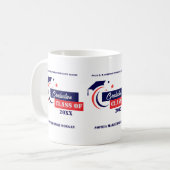 Mug Diplômé Bleu Rouge Blanc Classic (Devant gauche)
