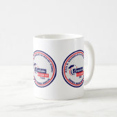 Mug Diplômé Bleu Rouge Blanc Classic (Devant droit)