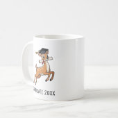 Mug Diplômé Cerf Personnalisé (Devant gauche)