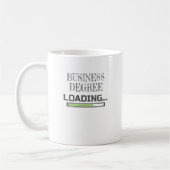 Mug Diplôme d'affaires Chargement d'une école de comme (Gauche)
