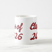 Mug Diplômé de 2026 graduation en écriture bourguignon (Centre)