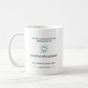 Mug Diplômé de 2026 Hygiéniste Dentaire RDH Graduation