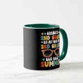 Mug Diplôme de 2e année à 3e année mais premier été (Devant droit)