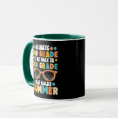 Mug Diplôme de 2e année à 3e année mais premier été (Devant gauche)