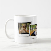Mug Diplôme de 3 images instantanées personnalisées (Gauche)