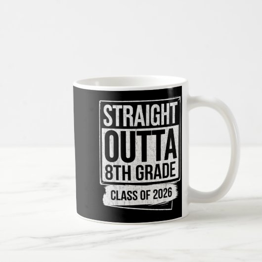 Mug Diplômé de 8e année promotion 2026 (Droite)