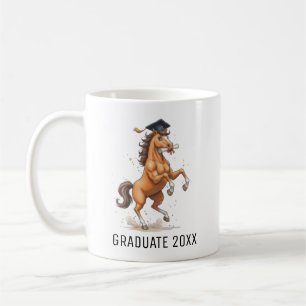 Mug Diplômé de Cheval Personnalisé