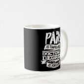 Mug Diplôme de doctorat (Devant droit)