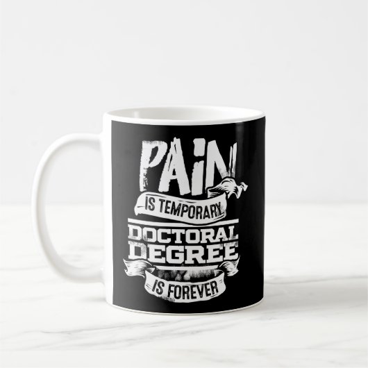 Mug Diplôme de doctorat (Gauche)