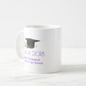Mug Diplôme de fin d'études et diplôme en classe viole (Devant gauche)