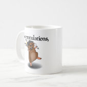 Mug Diplômé de hamster (Devant gauche)