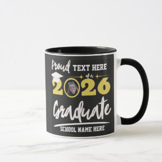 Mug Diplômé de la promotion 2026 de la famille fière p
