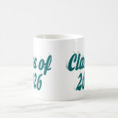 Mug Diplômé de la promotion 2026 texte vert (Centre)