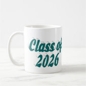 Mug Diplômé de la promotion 2026 texte vert (Gauche)