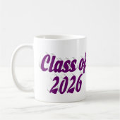 Mug Diplômé de la promotion 2026 texte violet (Gauche)