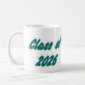 Mug Diplômé de la promotion 2026 typographie verte (Gauche)