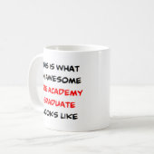 Mug diplômé de l'académie des incendies, génial (Devant gauche)
