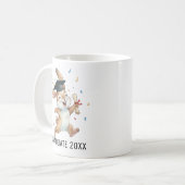 Mug Diplômé de Lapin Personnalisé (Devant gauche)