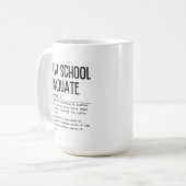 Mug Diplômé de l'école de droit (Devant gauche)