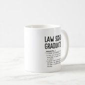 Mug Diplômé de l'école de droit (Devant droit)