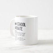 Mug Diplômé de l'école de droit (Devant gauche)