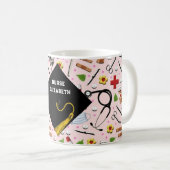Mug Diplôme de l'école de soins infirmiers (Devant droit)