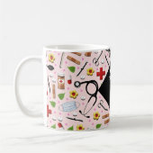 Mug Diplôme de l'école de soins infirmiers (Gauche)