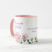 Mug Diplôme de l'école d'infirmières BSN (Devant gauche)