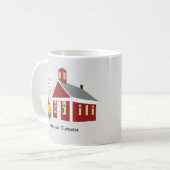 Mug Diplômé de l'école École à classe unique (Devant gauche)