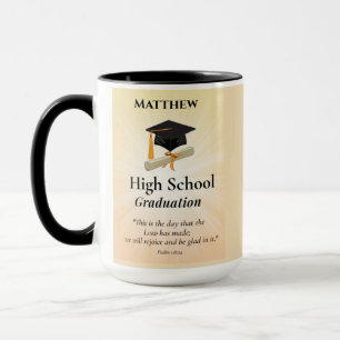Mug Diplôme de Lycée Sunburst Personnalisé