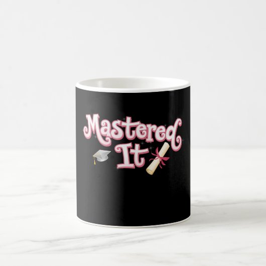 Mug Diplômé de maîtrise diplômé de maîtrise (Centre)