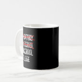 Mug Diplôme de niveau secondaire - Funny Middle School (Devant gauche)