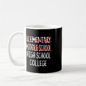 Mug Diplôme de niveau secondaire - Funny Middle School (Gauche)