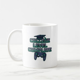 Mug Diplômé de niveau universitaire complet Gamer