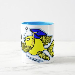 Mug Diplômé de poissons d'obtention du diplôme