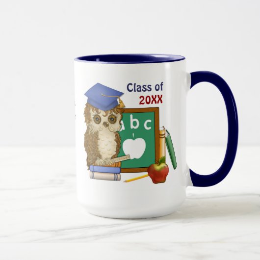 Mug Diplôme de Scholar Owl (Droite)