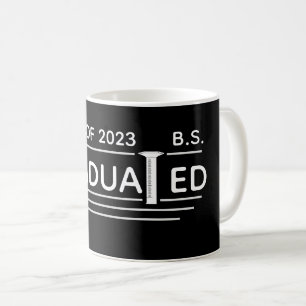 Mug Diplôme de sciences Geek de cylindre diplômé