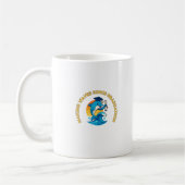 Mug Diplômé de sciences marines Dauphin drôle (Gauche)