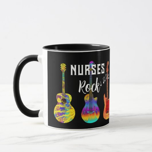 Mug Diplôme des infirmières rock (Gauche)