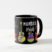 Mug Diplôme des infirmières rock (Devant droit)