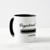 Mug Diplôme d'infirmière autorisée personnalisée (Devant gauche)