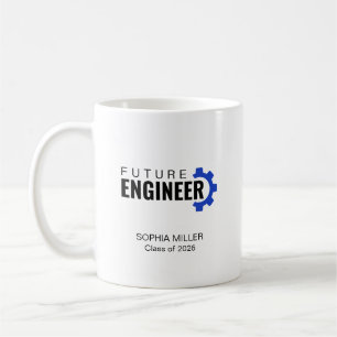 Mug Diplôme d'ingénieur personnalisé pour l'avenir