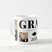 Mug Diplômé du collage de photos (Devant gauche)