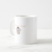 Mug Diplômé Éducateur Éléphant Drôle (Devant gauche)