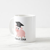 Mug Diplômé en cochon 20XX (Devant gauche)
