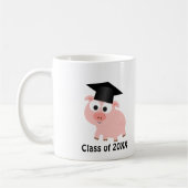 Mug Diplômé en cochon 20XX (Gauche)